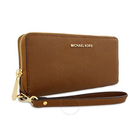 michael kors jet set travel wallet large|Michael Kors dark cherry wallet.